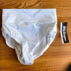 NWT High waist brief dance hot yoga swim S M